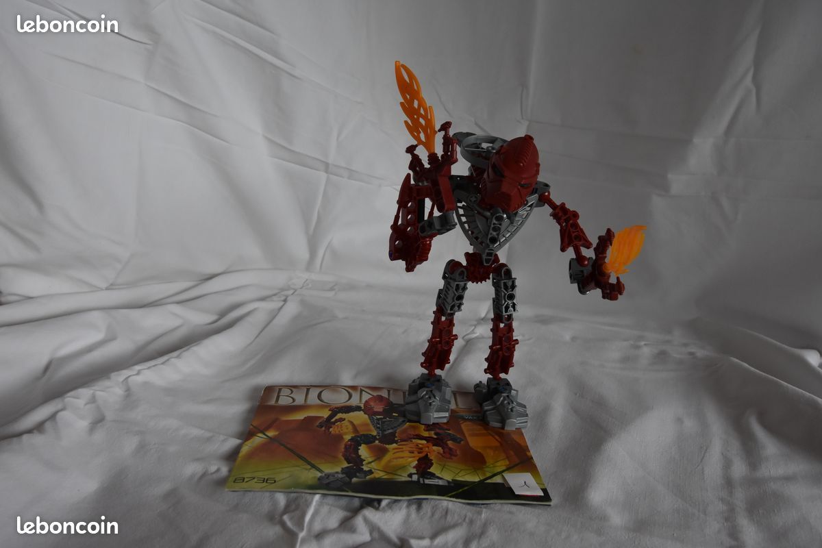 Lot - 8 personnages lego bionicle (image 1)