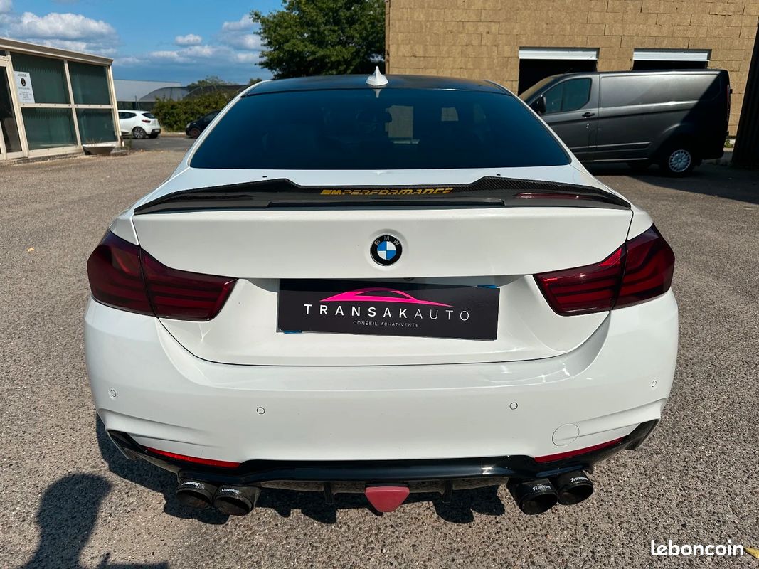 BMW SERIE 4 COUPE F32 LCI 430d xDrive 258 ch BVA8 M Sport / STAGE 1 / FEUX ET LIGNE TYPE M4 (image 4)
