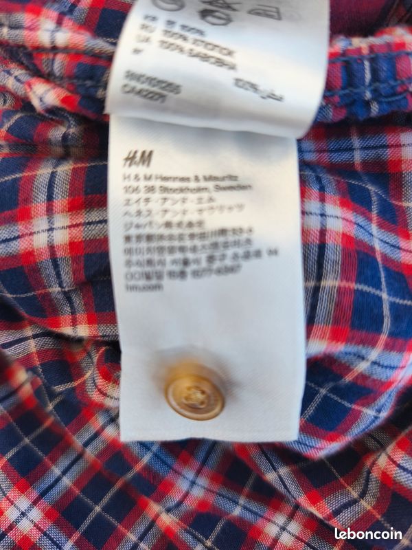 Chemise à carreaux H&M (image 5)
