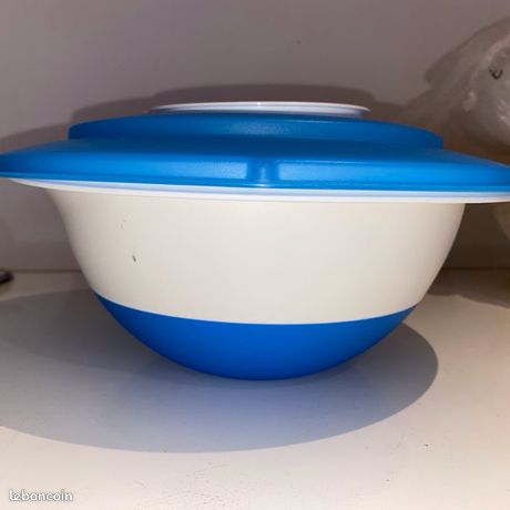 Grand Bol Batteur Tupperware 3 Litres - Orange - Plastique - Occasion