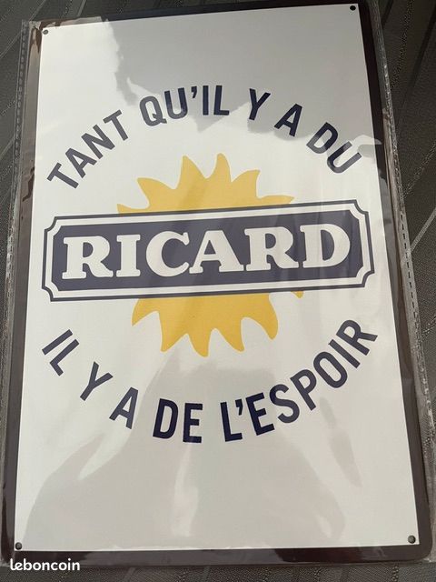 Plaque Métal Pub RICARD (image 1)