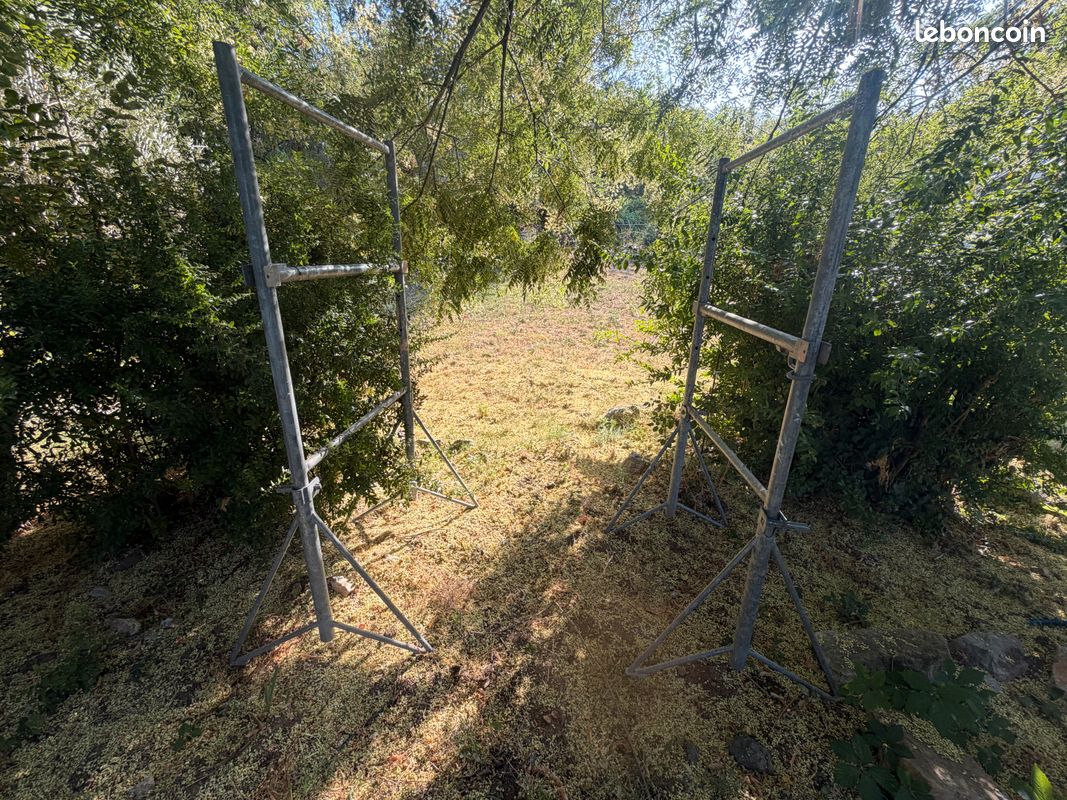 Échafaudage maçon tréteau maçon galvanisé démontable (image 2)