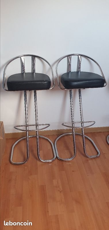 Lot de deux tabourets de bar (image 1)