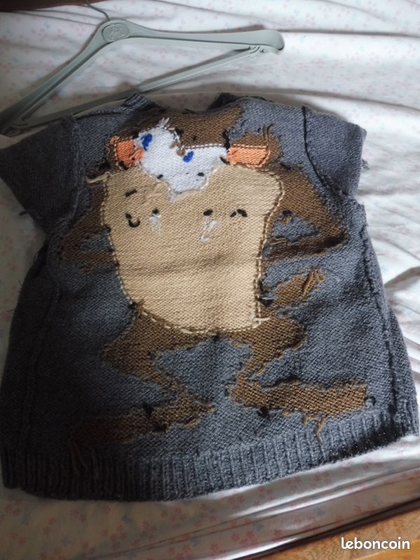 Pull tricoté main enfant (image 3)