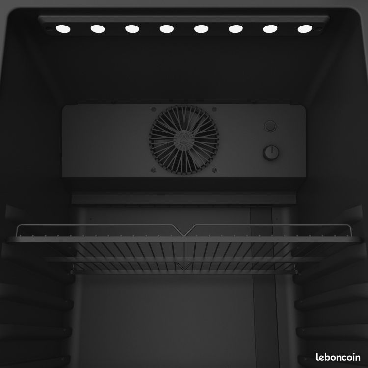 ❄️❄️STOCK ❄️❄️ Armoire à boissons 280 Litres avec roulettes à l'arrière Full Black PREMIUM - GOLDINOX (image 5)