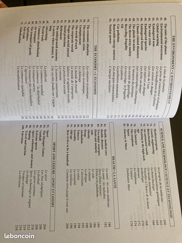 Livre vocabulaire thématique anglais français le monde d’aujourd’hui (image 4)