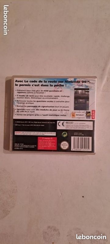 Jeu Nintendo ds le code de la route (image 2)