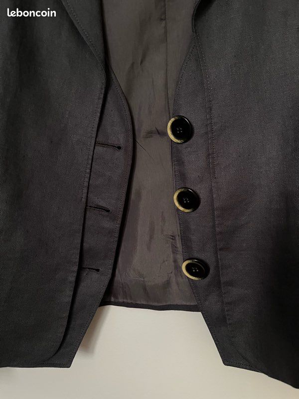 Blazer en lin Figaret (image 3)