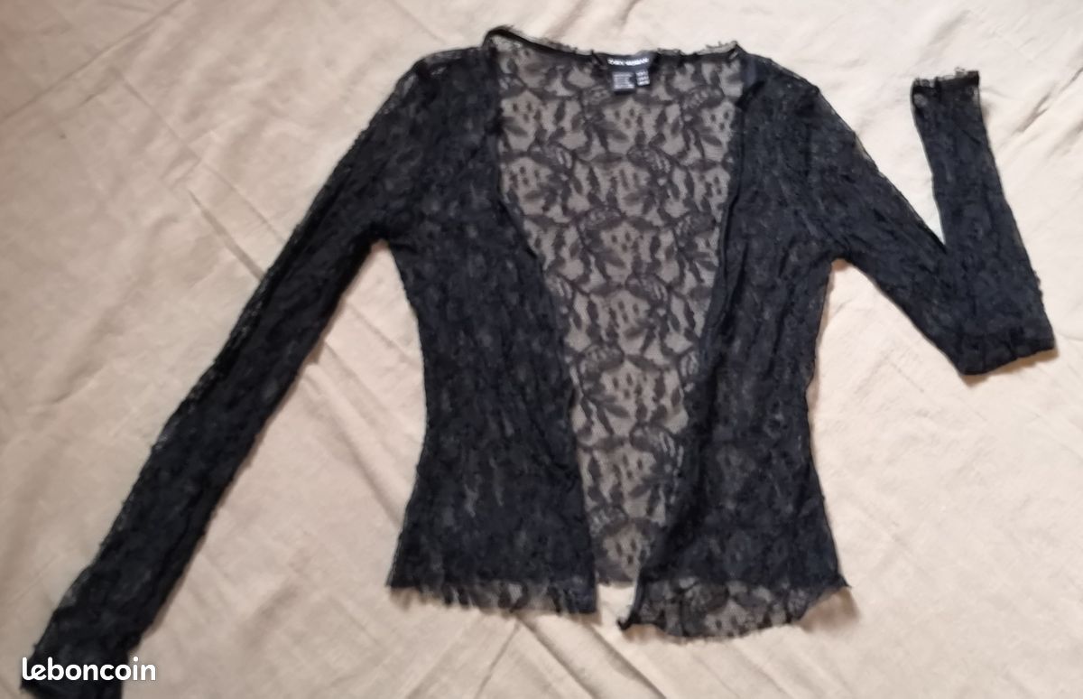 Zara*gilet dentelle*taille S*comme neuf (image 7)