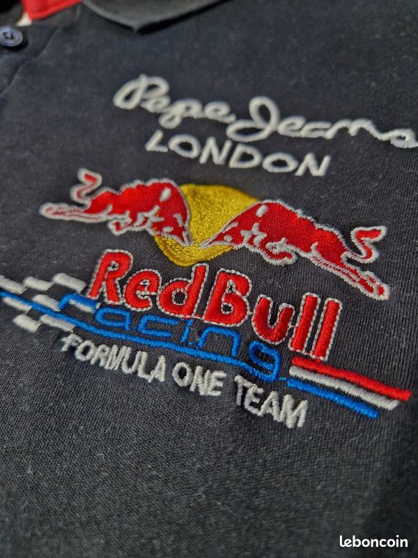 Polo Pepe Jeans London Noir - Taille L - Logos Infiniti Red Bull Renault Pirelli (image 3)