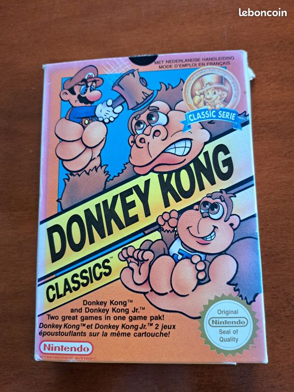 Jeu Vidéo Donkey Kong Classics Pour NES (Nintendo Entertainment System) - Version Nes Classic - Bon état Avec Boîtier/instructions