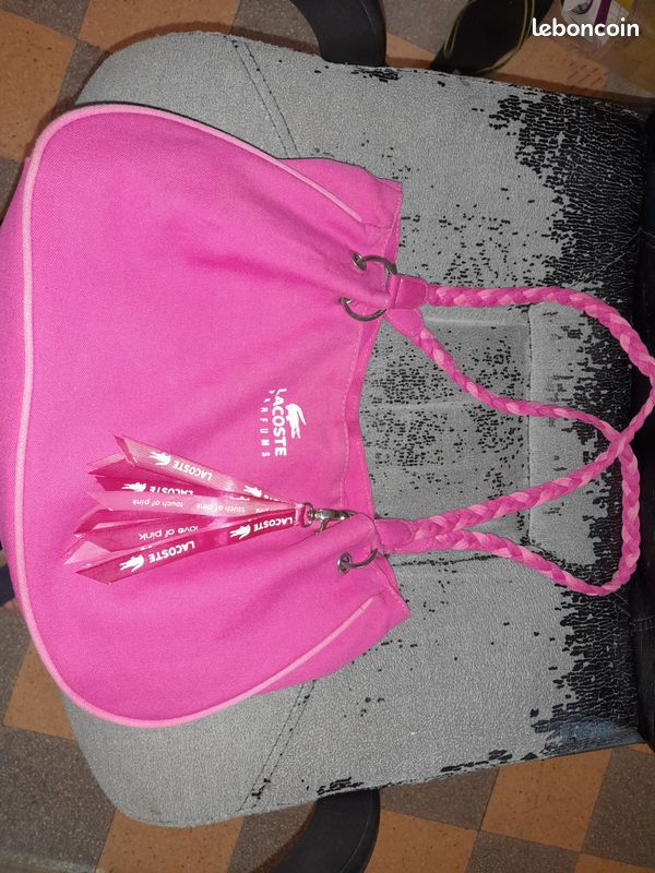 Sac lacoste rose neuf (image 1)