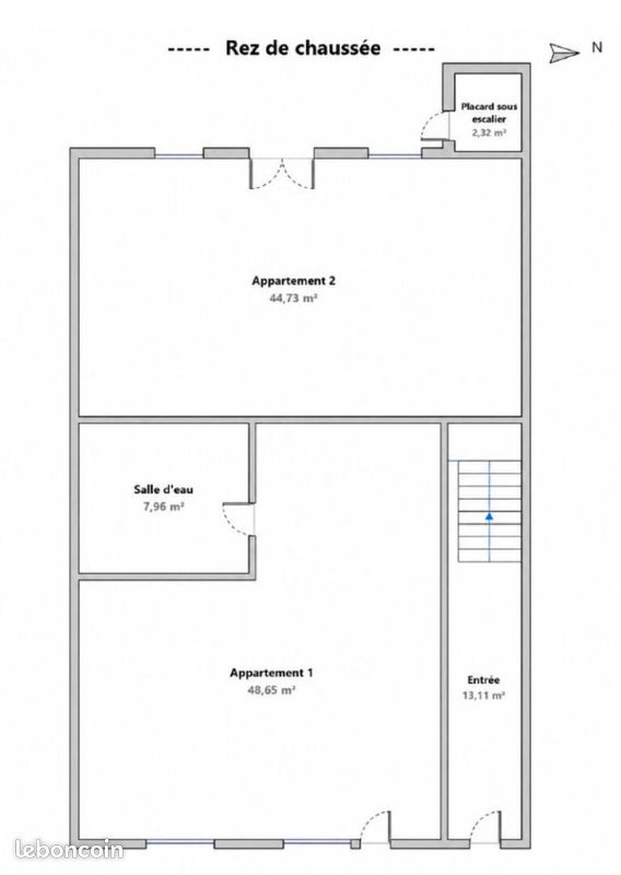 Appartement 1 pièce 45 m² · à Hautecourt-Romanèche · 45 m² · 59 000 €