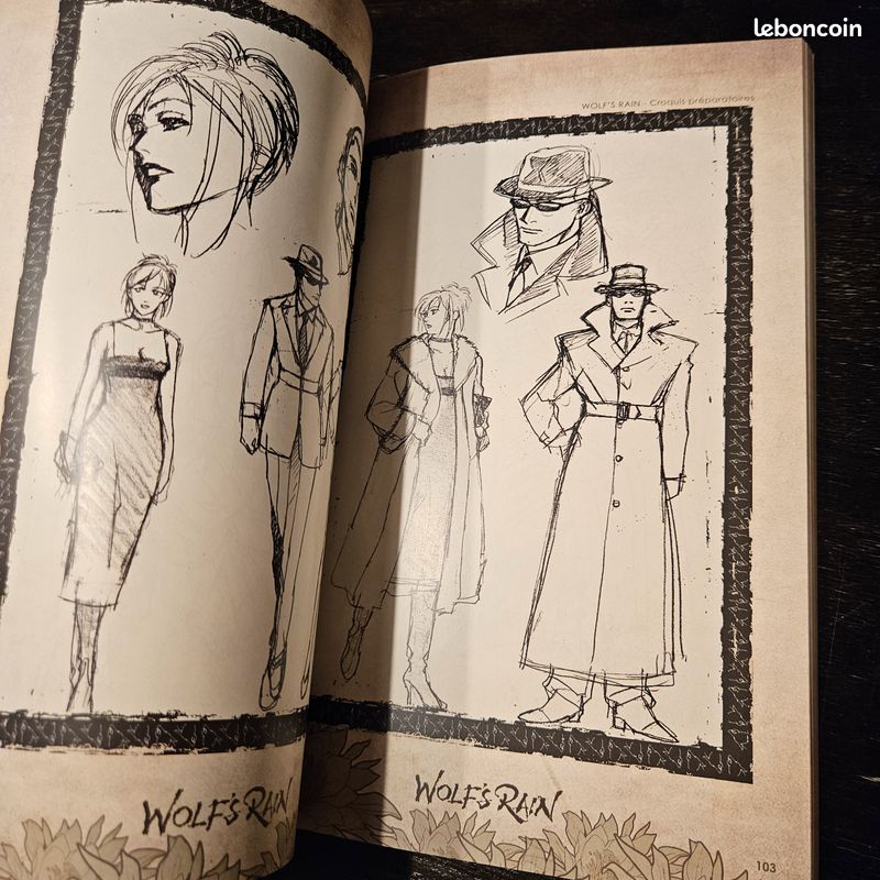 Wolf's Rain - Artbook officiel - 216 pages - Neuf - Studio Bones (image 5)