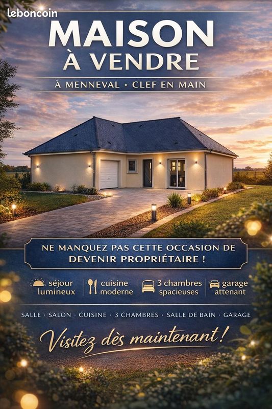 Maison 4 pièces 96 m² · à Menneval · 96 m² · 320 000 €