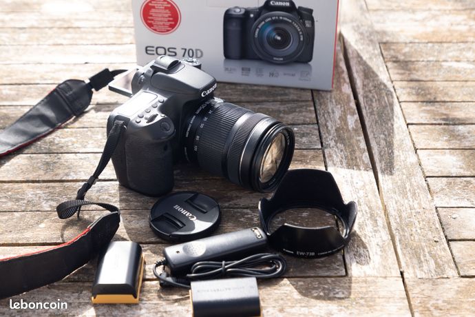Canon 70D + 4 Objectifs + Sac Lowepro Toulon 83000 Photo