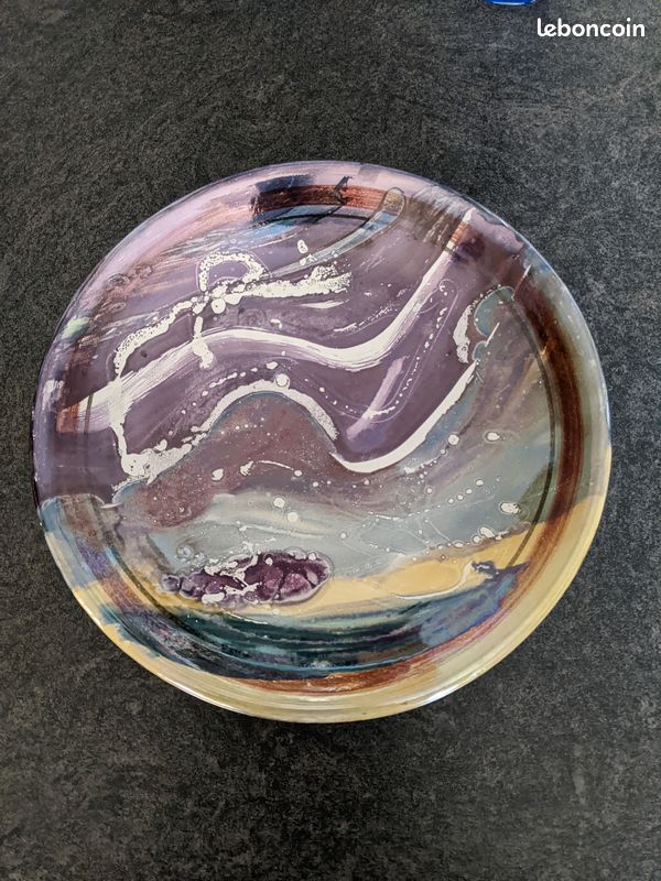 Assiette décorative céramique artisanale (image 3)