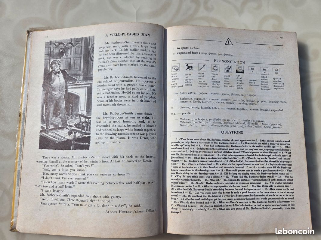 Un vieux livres l Anglais (image 2)