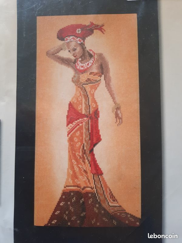 Kit point de croix Lanarte : African fashion (image 3)