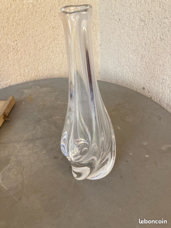 Troc Echange MAGNIFIQUE VASE SOLIFLORE EN CRISTAL TAILLE DE BOHEME. sur