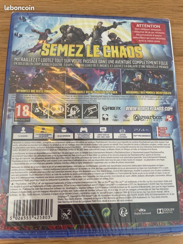 Jeux vidéo, Borderlands trois (image 2)
