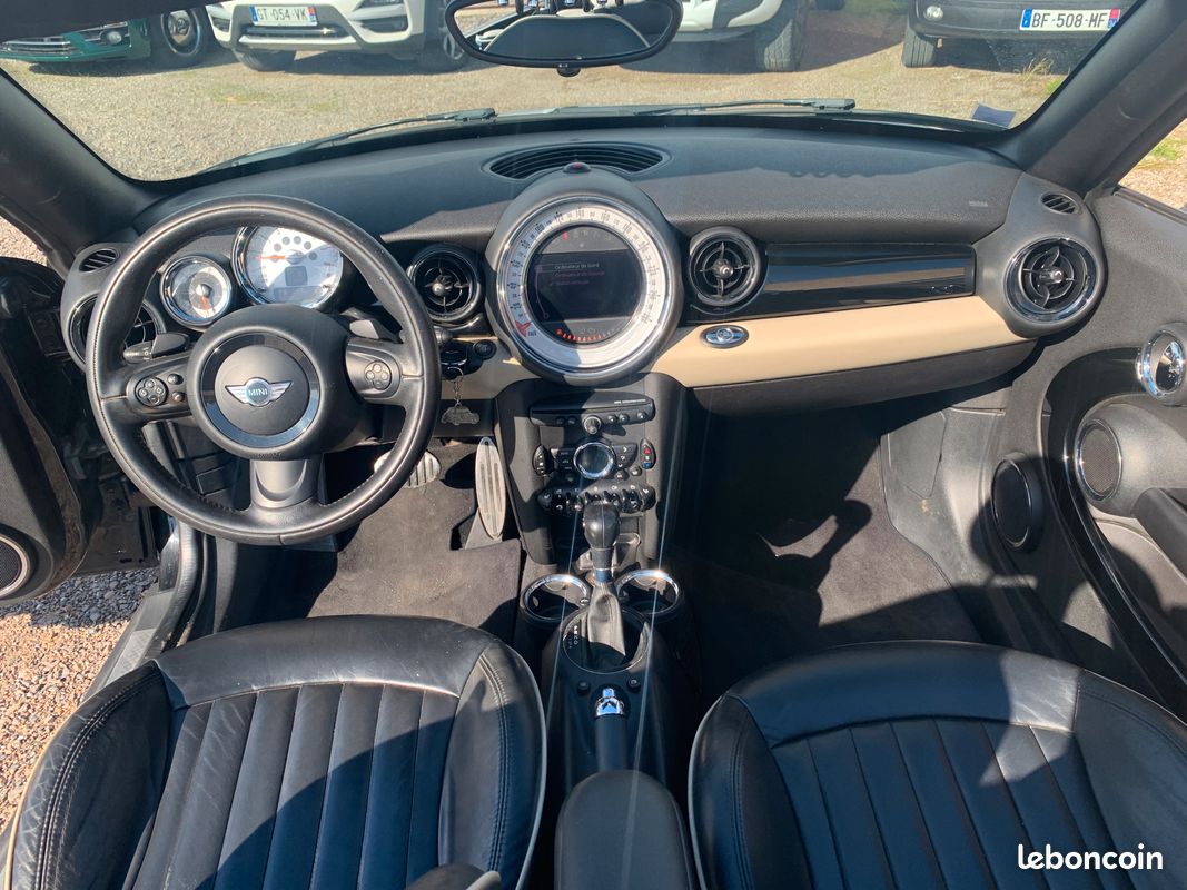 Mini Cooper S Roadster (R59) 1.6 i Turbo 184 cv Steptronic Cabriolet - Système électrique de capote neuf, Feux xénon, Jantes 17", Sellerie cuir, Sièges avant chauffants.. (image 5)