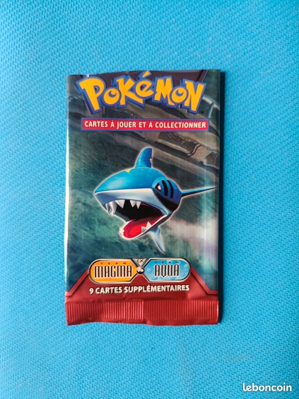 Cartes Pokmon - booster vide Team Magma vs Team Aqua Illustration Sharpedo - Collection Cartes Pokmon - booster vide Team Magma vs Team Aqua Illustration Sharpedo - Collection