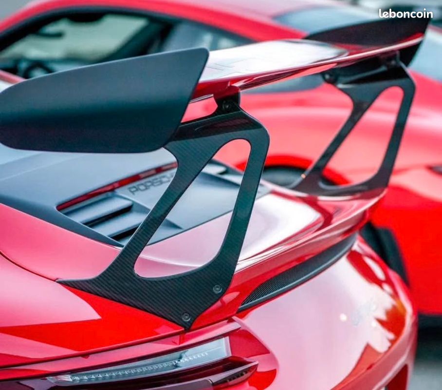 Réhausseurs aileron arrière carbone Salter Aéro Porsche 991 GT3 RS ou GT2 RS (image 1)