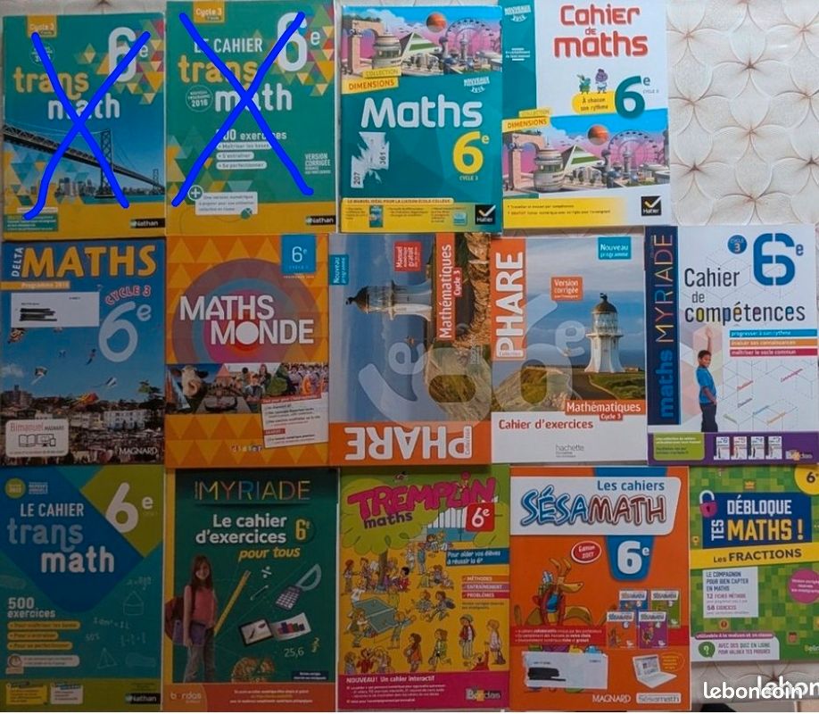 Manuels prof mathématiques 6e (image 1)