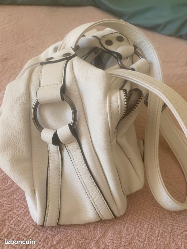 Sac femme blanc (image 4)