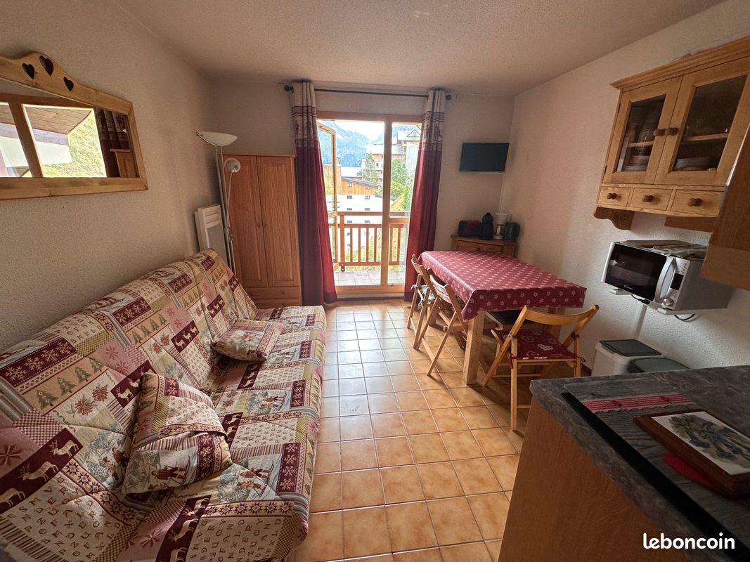 Deux Alpes Appartement 5/6 personnes avec belle vue et une chambre (image 2)