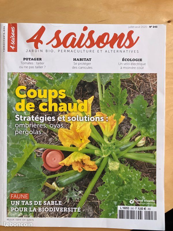 Revue 4 saisons. N 243. Août 2020 (image 1)