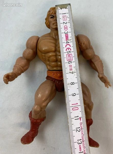 Figurine He-Man Musclor Mattel MOTU – Vintage 1981 Taïwan, Tête Souple