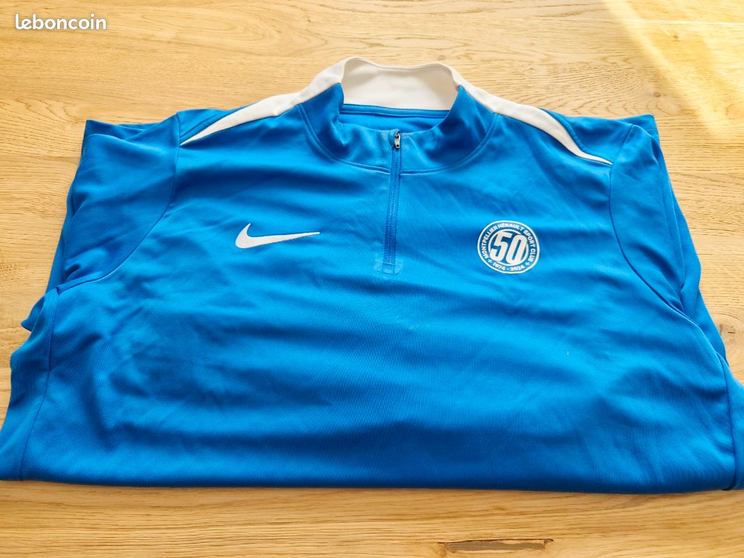 Haut d'entraînement / Sweat zippé Nike MHSC Montpellier 50 ans (1974-2024) (image 1)