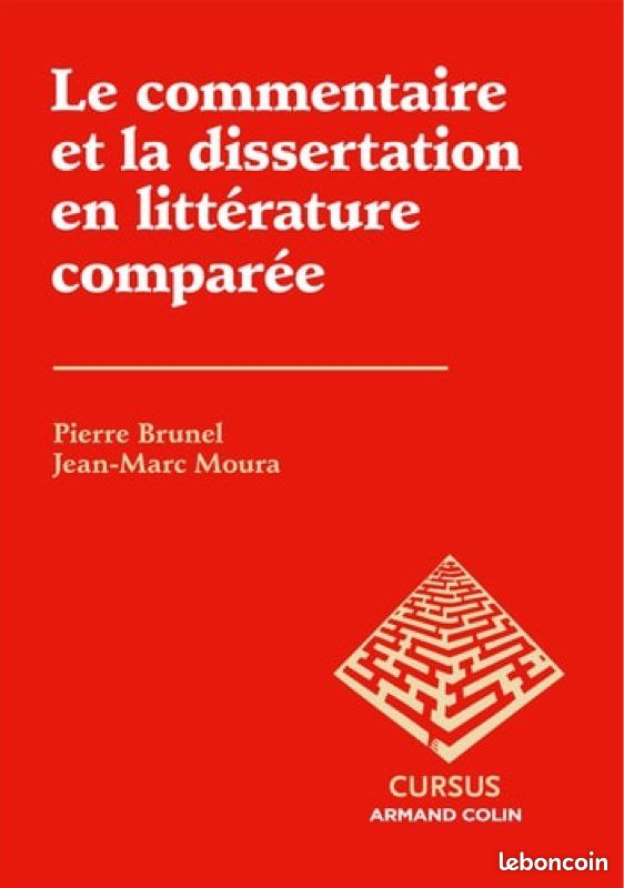 Le commentaire et la dissertation en littérature comparée (image 1)