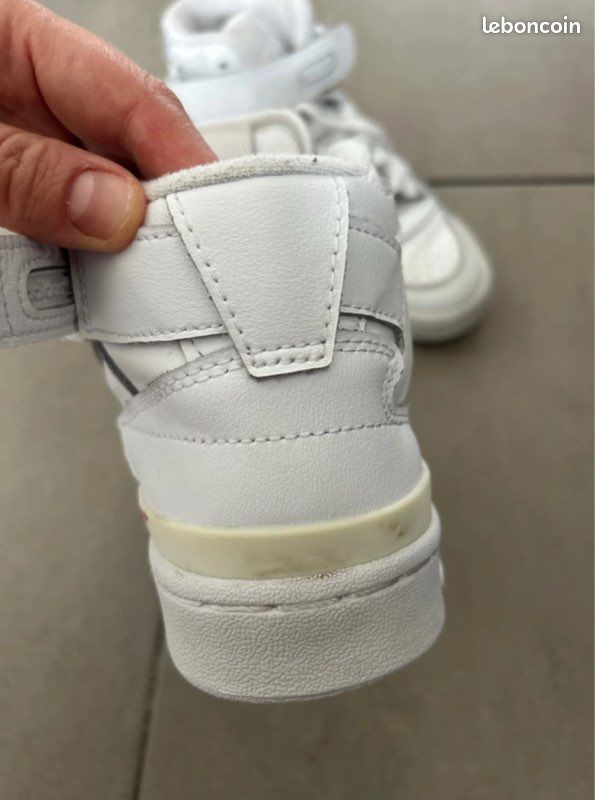 Baskets ADIDAS forum blanches 36 (image 3)