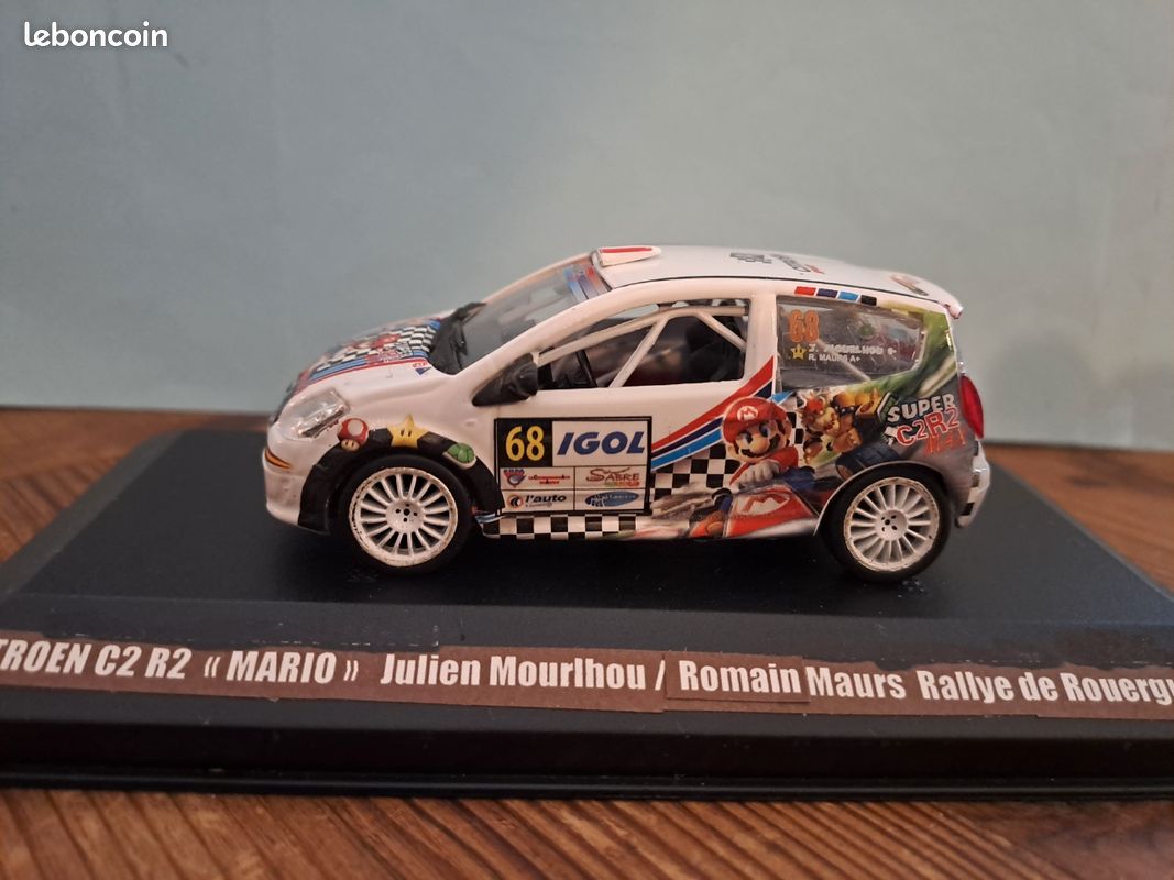 Voiture miniature 1/43 Citroën C2 Mourlhou Rallye de Rouergue 2016 (image 2)