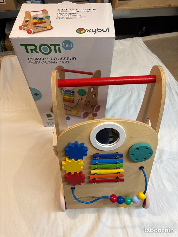 Chariot pousseur Troti Bul d'OXYBUL Jeux Jouets