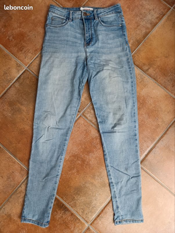 K Jean stretch bleu clair skinny Jennyfer taille 36 (image 1)