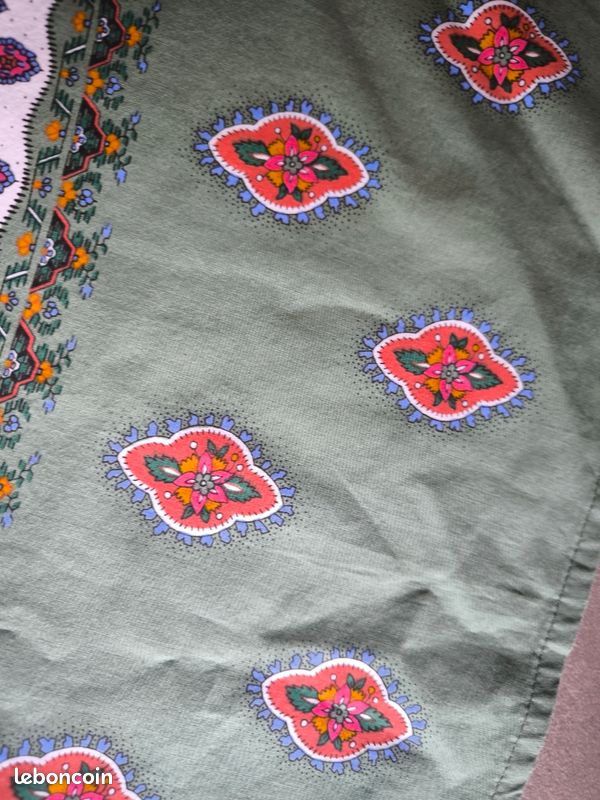 Jolie nappe ronde motif provençal Cigalade (image 5)