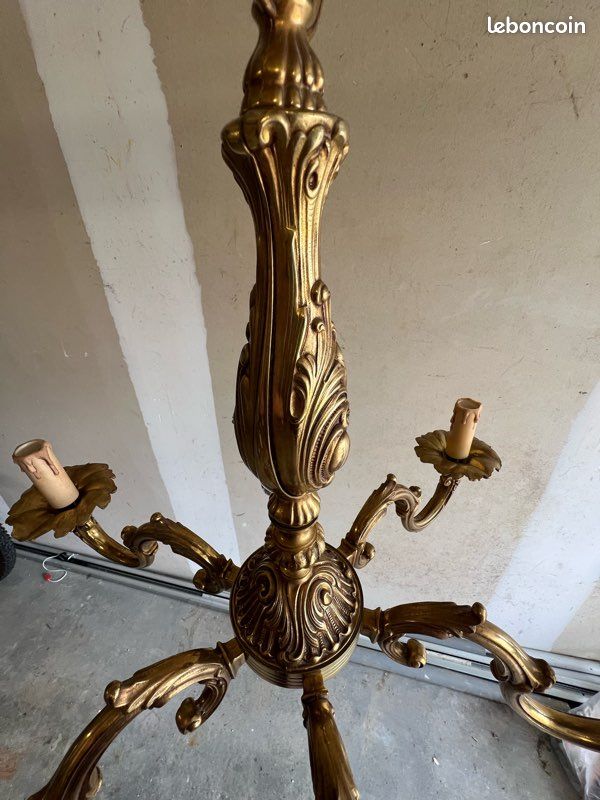 Lustre en bronze véritable (image 1)