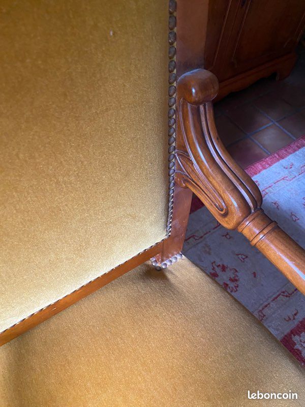 Fauteuil velours (image 4)
