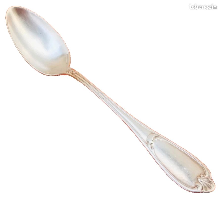 Service De Couverts à Salade Ercuis Paris, Argenté, Fabrication Française Années 1930
