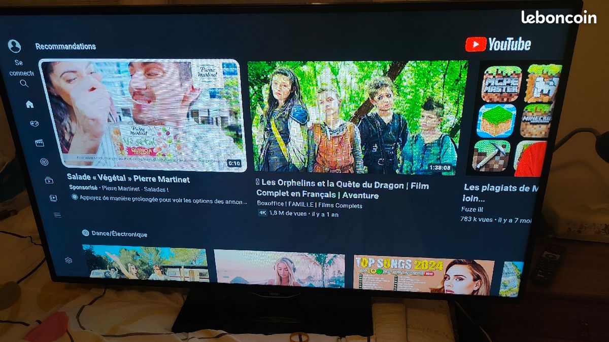 Smart TV Haier LEF48V200S - Photo, audio & vidéo