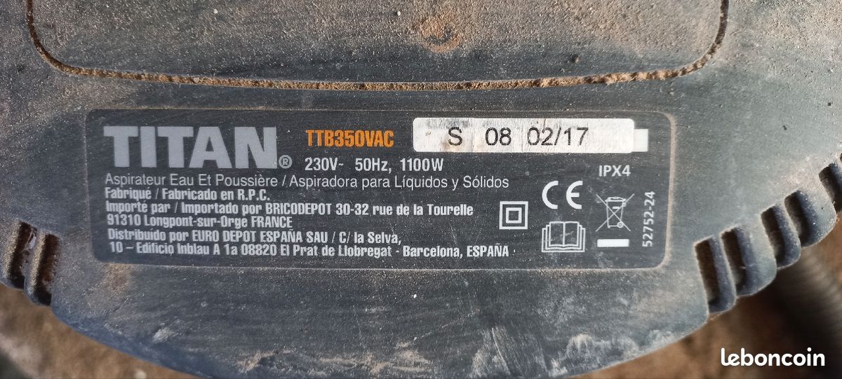 Aspirateur eau et poussière (image 2)