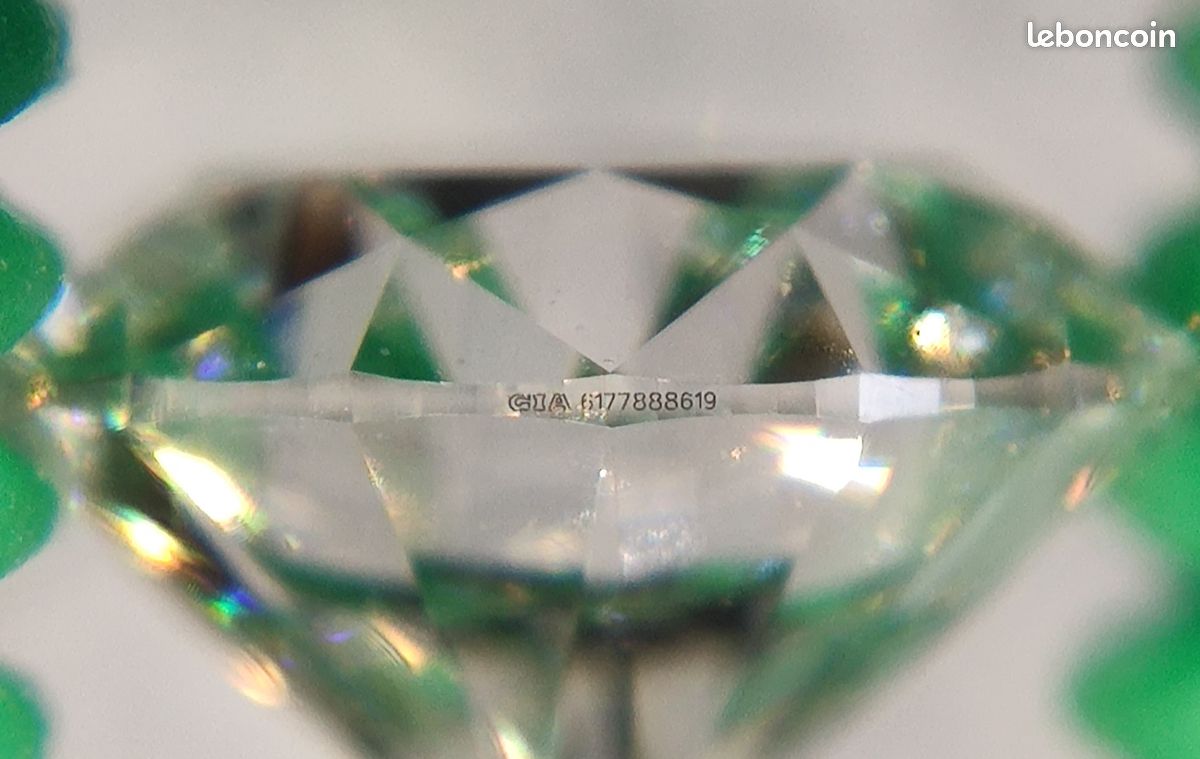 Diamant naturel 0.74ct E IF GIA (image 7)