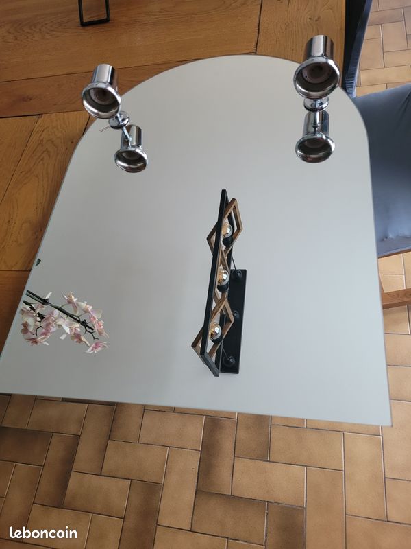 Miroir avec 2 appliques (image 1)