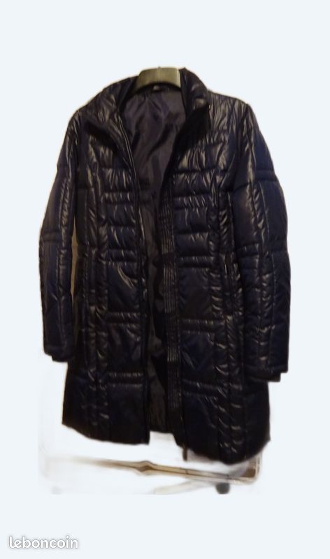 Parka femme chaude bleu marine (image 1)