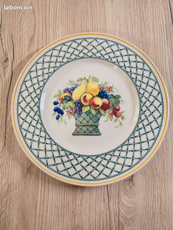 2 assiettes Villeroy & Boch Basket vintage – W. Germany (image 3)