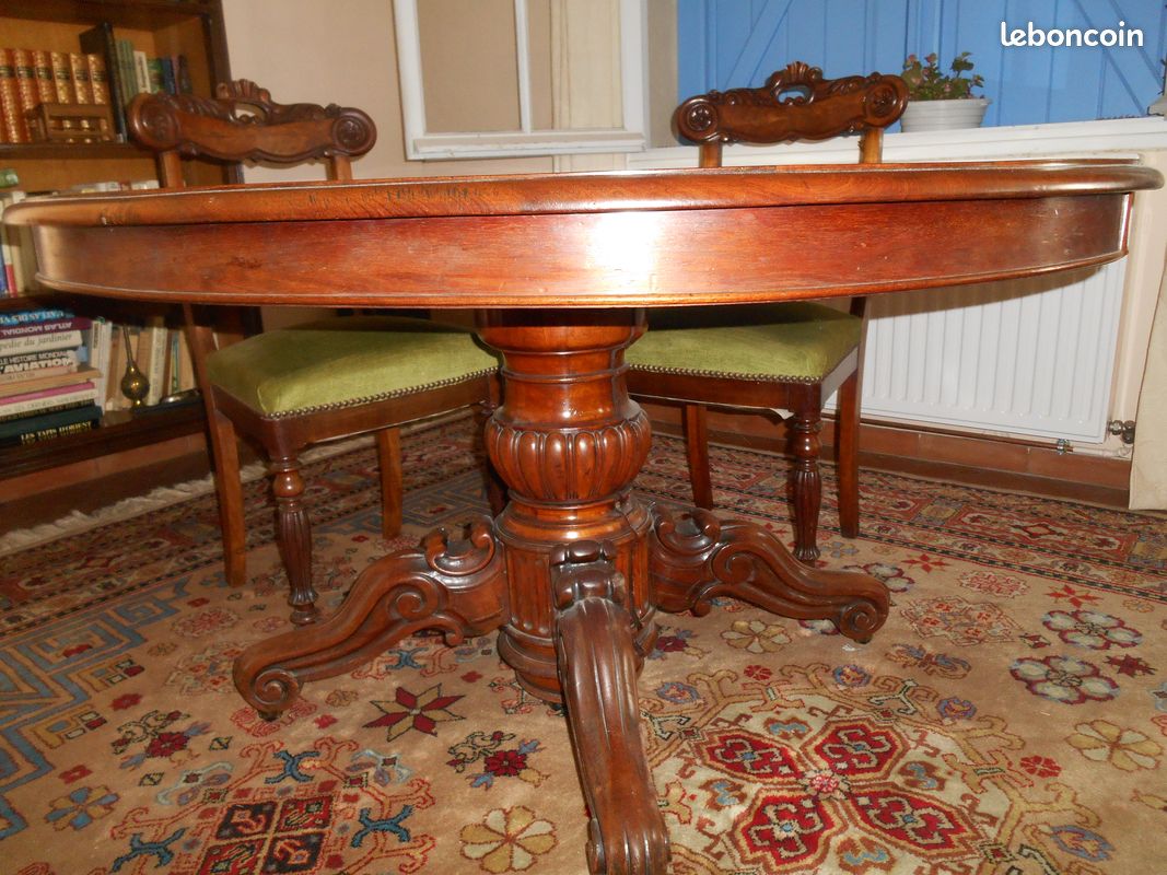 RARE Table plus six chaises (image 1)